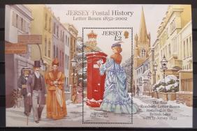 Jersey - 2002, Jersey Postal History, Letter Boxes 1852-2002, MNH Souvenir Sheet