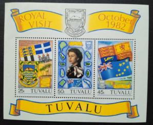 Tuvalu - 1982 Royal Visit of Queen Elizabeth II and Prince Philip, MNH Souvenir Sheet