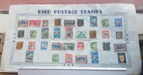 Ceylon Stamps Lot: 33 Stamps Including Few High Values in Mixed Condition