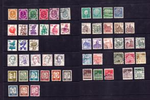 Germany Small Collection of 54 Different Old Used Stamps