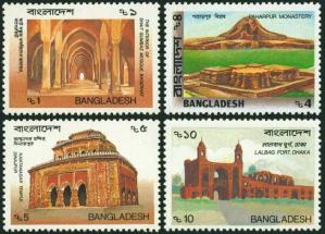 Bangladesh (1988) Archeology - 4v MNH Stamp Complete Set