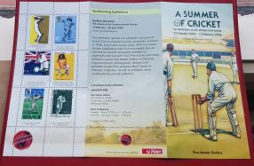 Summer of Cricket 2005 Exhibition Leaflet From Australia Post