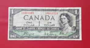 Canada 1 Dollar 1954 VF Condition