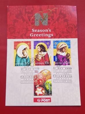 Australia 2008 Seasons Greeting Post Card