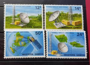 Samoa : Satellite Station 4v Stamps MNH 1980