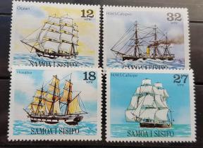 সামোয়া : পালতোলা জাহাজ Series III ৪v ডাকটিকেট MNH ১৯৮১